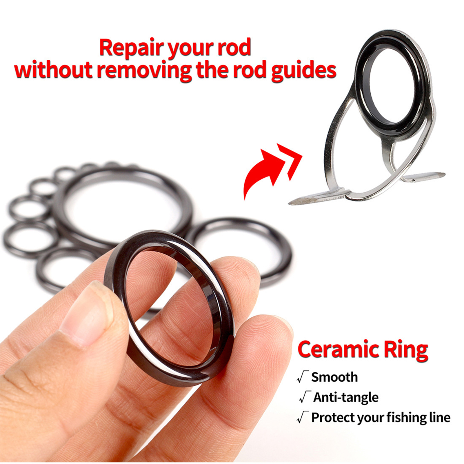 Fishing Rod Guide Repair Kit C – Reel Repair Kit recenzja i cena