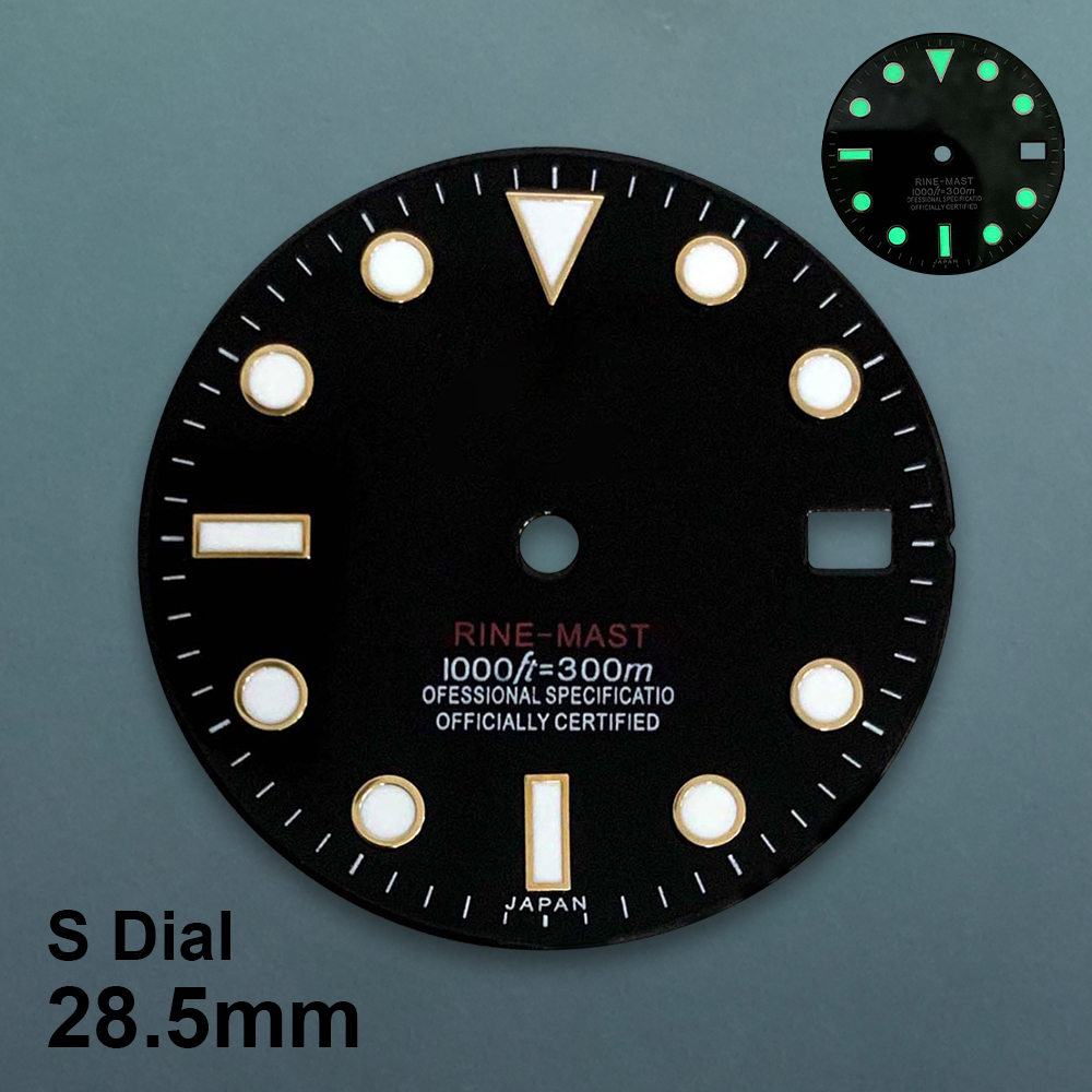 28.5mm S Logo SUB Dive Dial Fi – Reel Case recenzja i cena