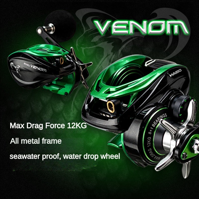 HAIBO VENOM Anti-saltwater Fis – Ice Fishing Reel recenzja i cena