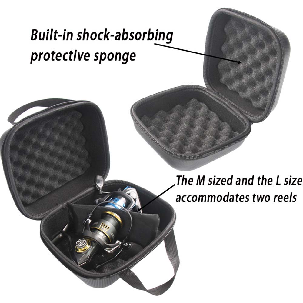 JSFUN Fishing Reel Case S/M/L  – Spincast Reel recenzja i cena