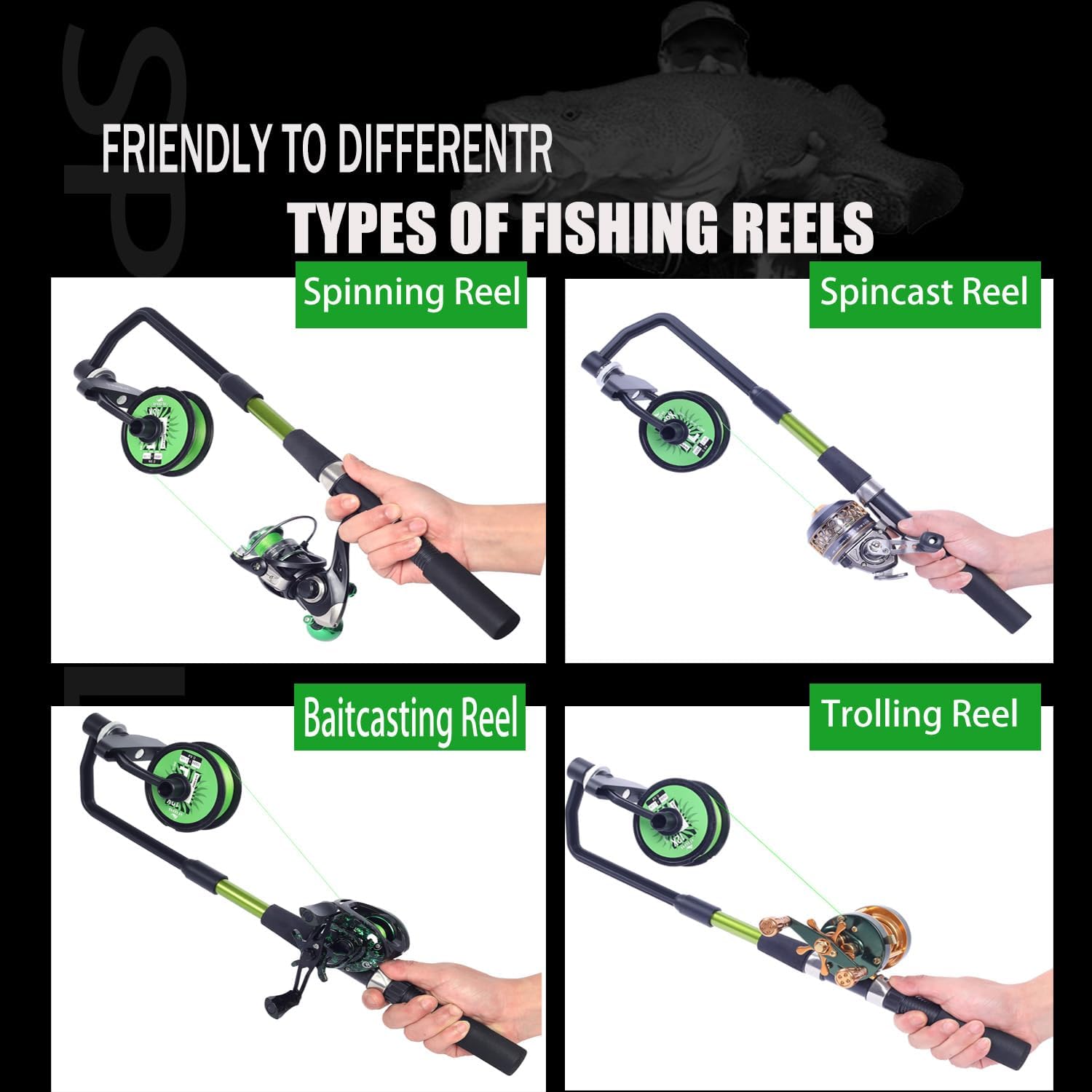 Fishing Line Spooler, Adjustab – Baitcasting Reel recenzja i cena
