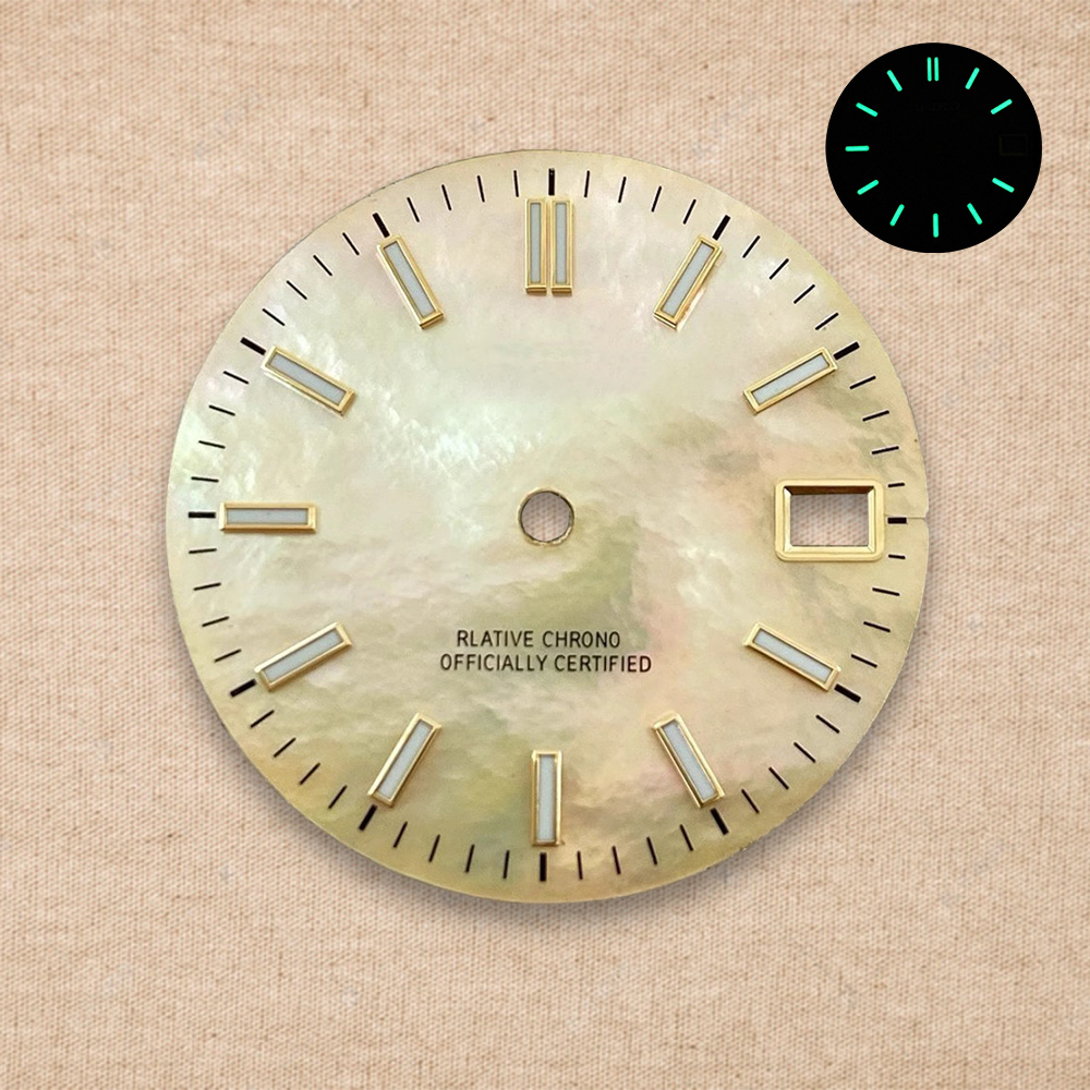 New 28.5mm S Logo NH35 Dial Lo – Reel Case recenzja i cena